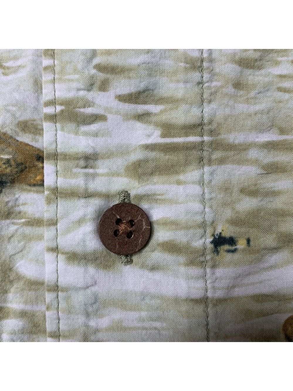 Columbia Shirt Mens M Multicolor Fish Pattern Button Down Short Sleeve Outdoor - Picture 3 of 6